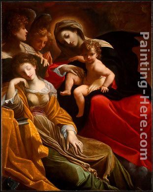 Lodovico Carracci The Dream of Saint Catherine of Alexandria